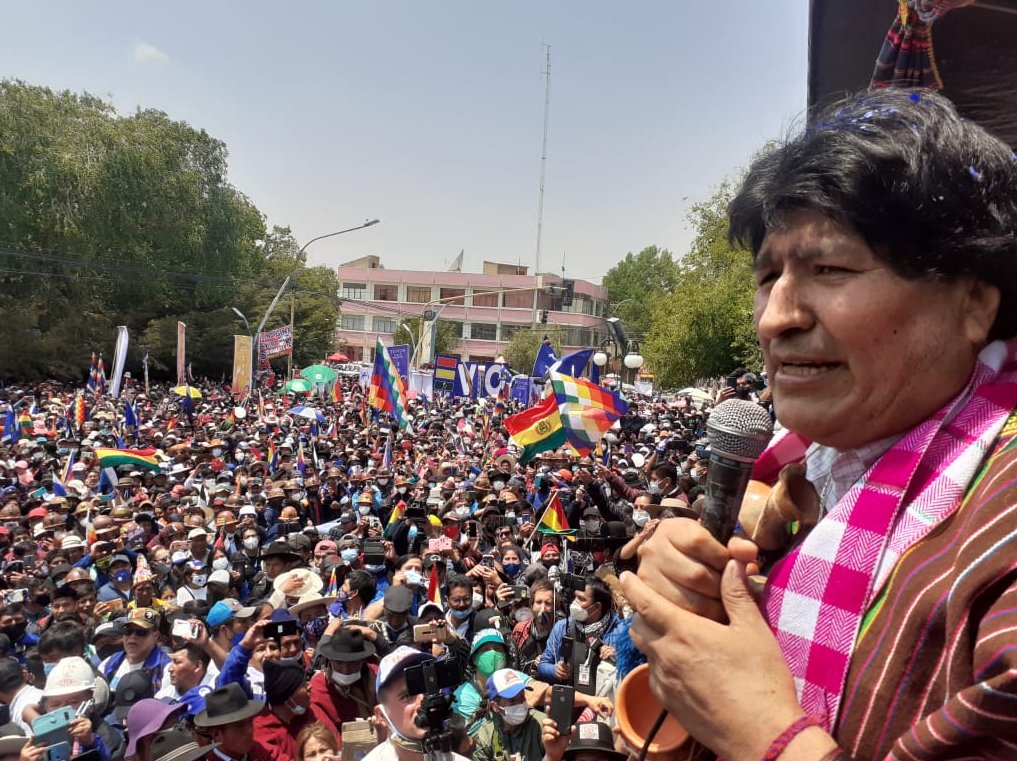 El expresidente expresó que en un año se recuperó la democracia, la patria y el Gobierno para el pueblo boliviano