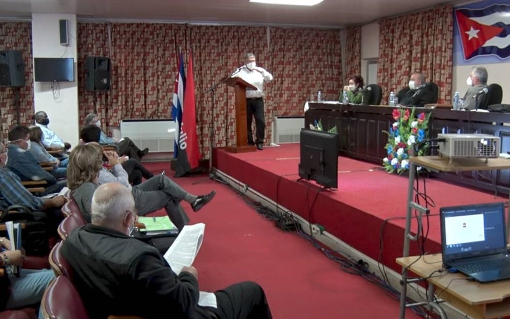 Reunión de trabajo en Mayabeque