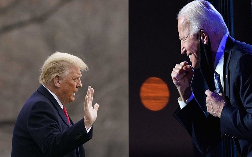 Trump y Joe Biden