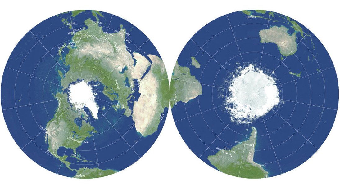 Mapa propuesto por geógrafos