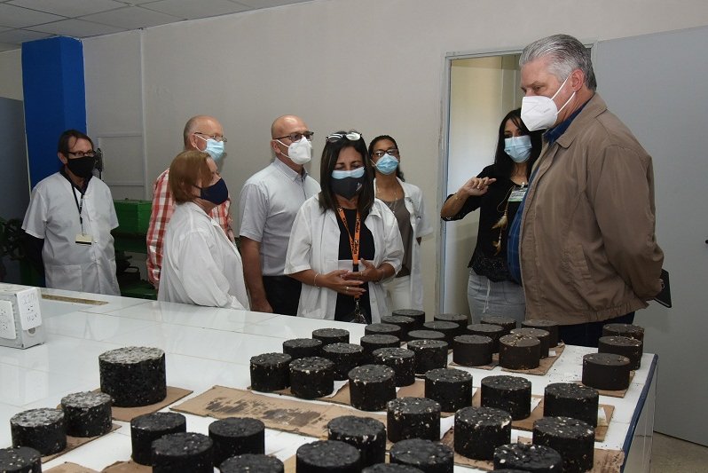 El Presidente de la República, Miguel Díaz-Canel Bermúdez,