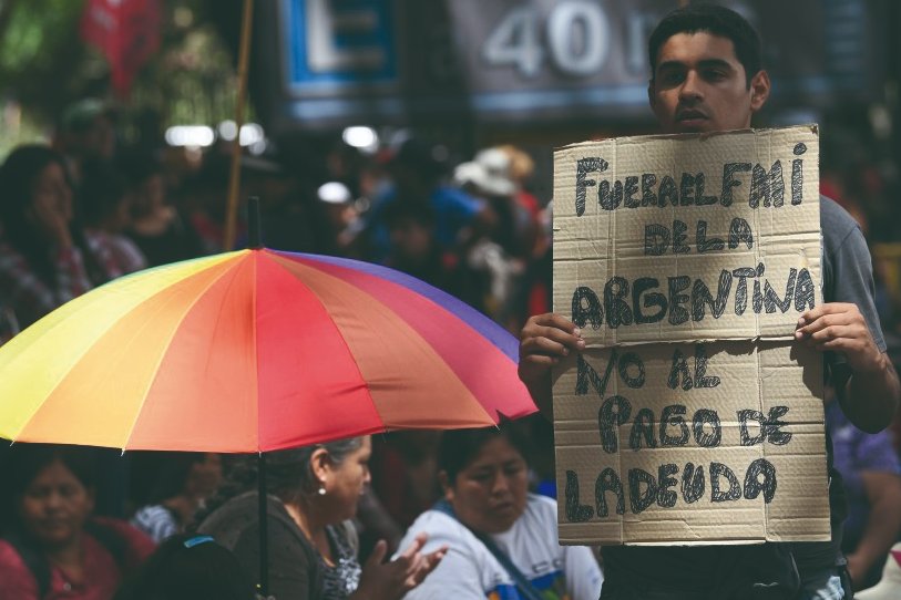 El pueblo argentino rechazo al FMI, a la deuda leonina y su pago