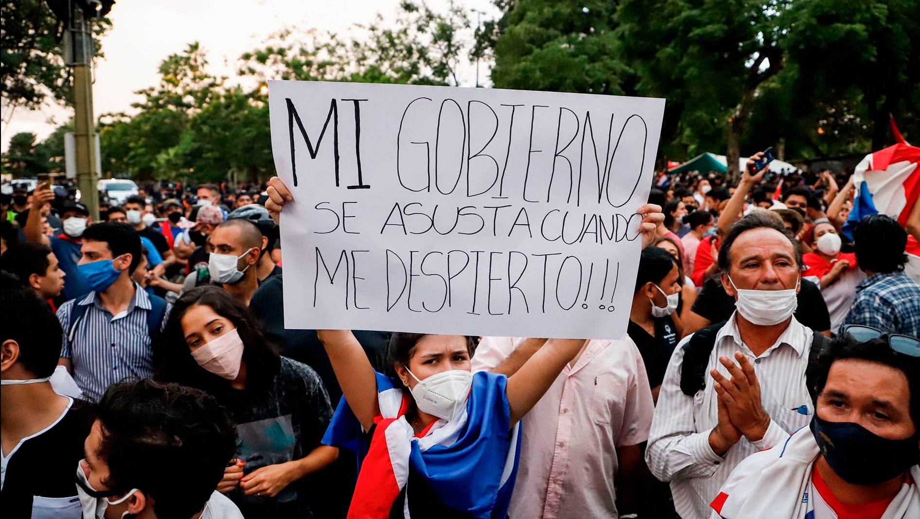 Protestas en Paraguay