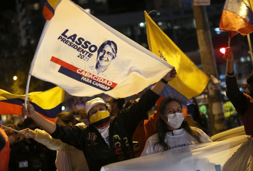 Guillermo Lasso, nuevo presidente ecuatoriano