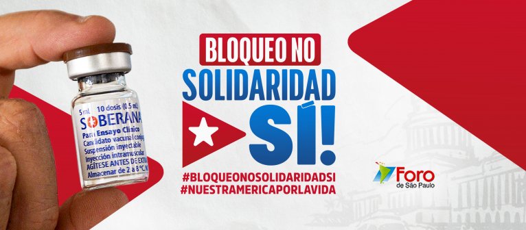 Campaña Bloqueo no, solidaridad sí – Nuestra América de por vida