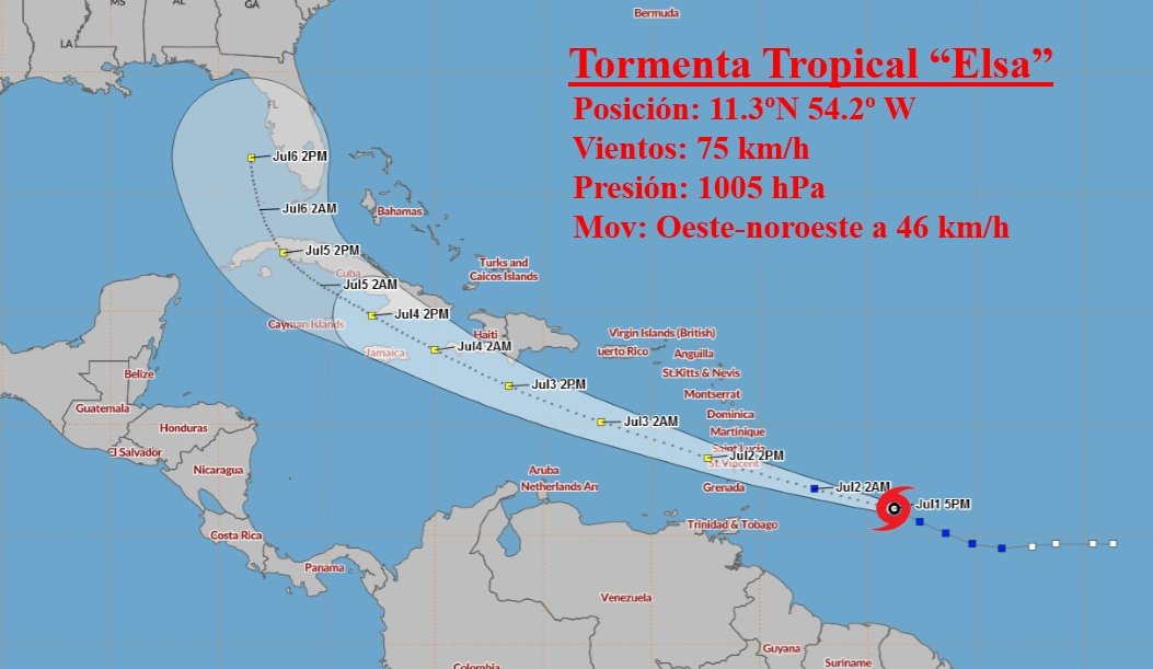 Tormenta tropical Elsa