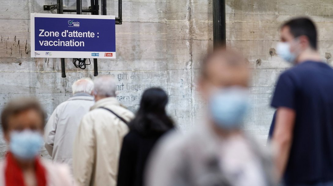 Áreas de vacunación en Francia