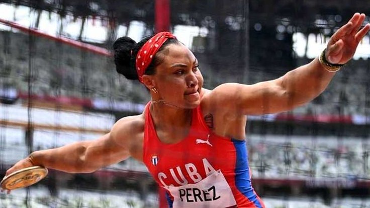 La discóbola cubana Pérez logra bronce olímpico en Tokio 2020