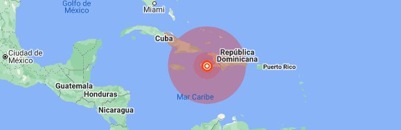 Mapa del sismo