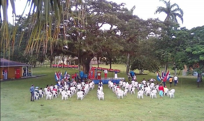 Acto político-cultural en Birán