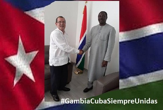 Gambia y Cuba abogan por la amistad y la paz