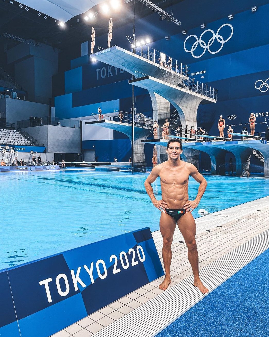 Pacheco se retiró de las piscinas después de Tokio 2020 pero sigue muy involucrado con el deporte.