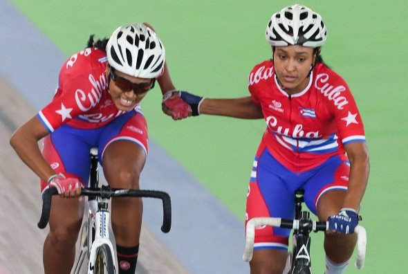 Daymelín Pérez y Evelyn Díaz, ciclismo