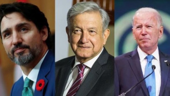 Los representantes de Canadá, México y Estados Unidos