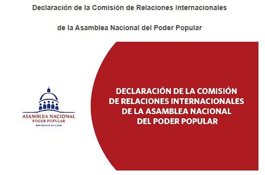 Declaración de la Comisión de Relaciones Internacionales