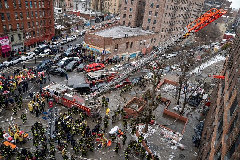 Incendio en el Bronx, Nueva York