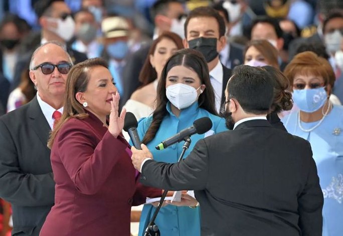 Xiomara Castro, presidenta de Honduras