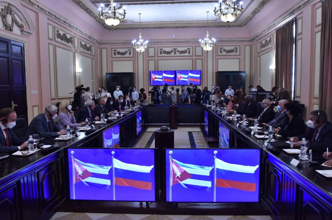Sostienen conversaciones oficiales Presidente de la Asamblea Nacional de Cuba y el Presidente de la Duma Estatal de Rusia