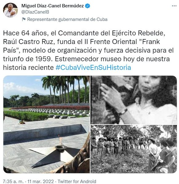 Tuit de Díaz-Canel