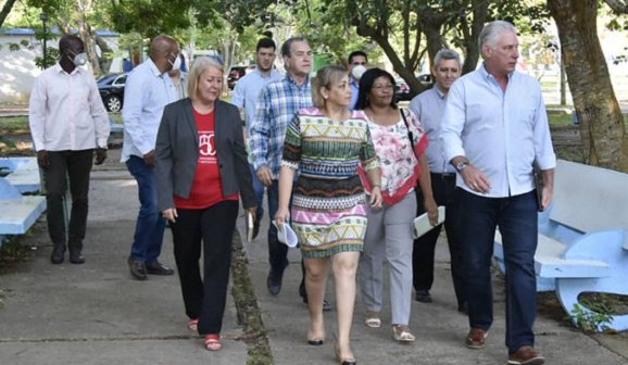 Visita de Miguel Díaz-Canel Bermúdez a la provincia de Matanzas