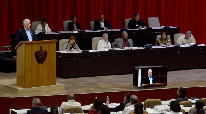 Presidente cubano Miguel Díaz-Canel