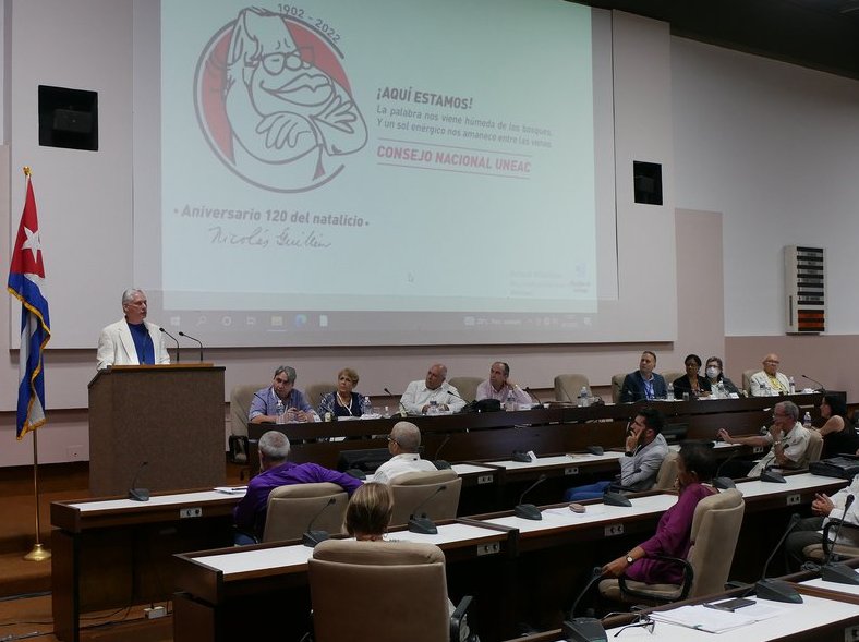 Clausura del Consejo Nacional de la Unión de Escritores y Artistas de Cuba