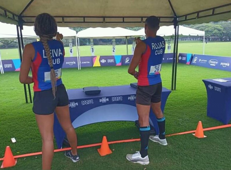 Marcos Rojas y Diana Leyva, medallistas de bronce en los Panamericanos Junior de Cali