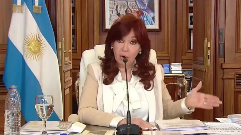 La vicepresidenta Cristina Fernández