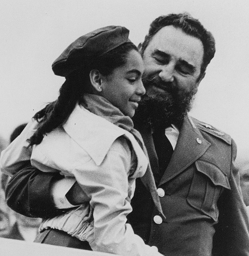 Fidel y la niña