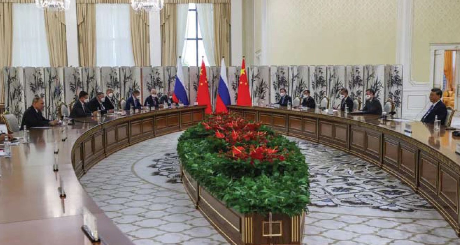 Putin y Xi Jinping se reunieron en Samarcanda, en un encuentro paralelo.