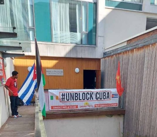 Comunistas irlandeses rechazan bloqueo a Cuba