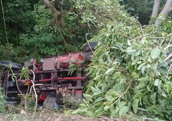 Accidente en Songo-La Maya