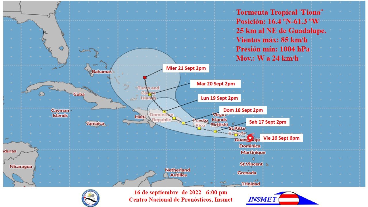 Tormenta tropical Fiona