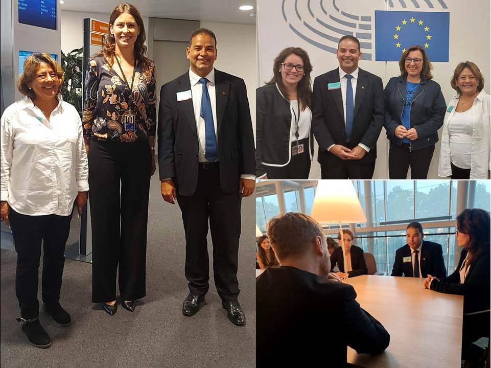 Yoerky Sánchez visita al Parlamento Europeo