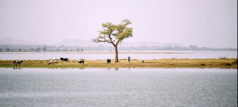 Lago Bam en Burkina Faso