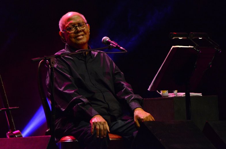 Pablo en el concierto ofrecido en el mes de julio en la Ciudad de Deportiva