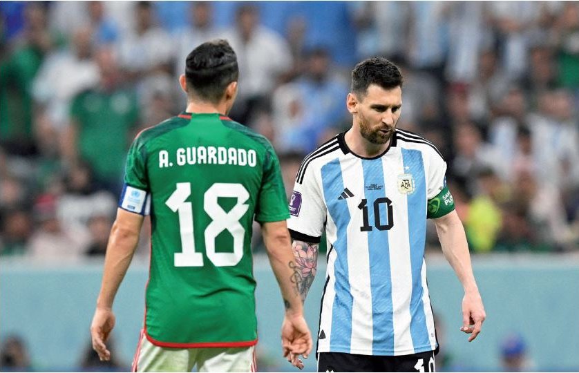 Guardado  y Messi