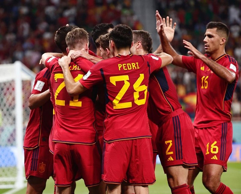 España goleó 7-0