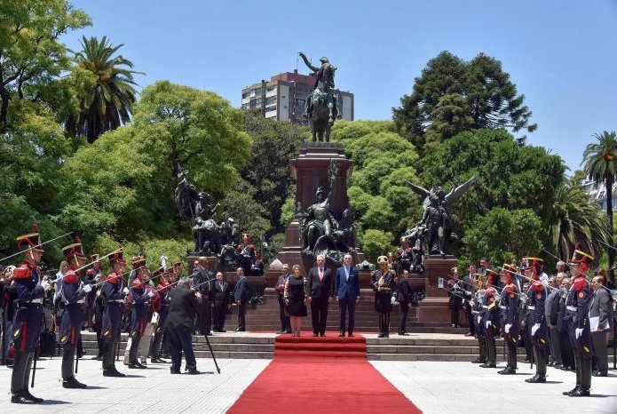 Presidente de Cuba, Miguel Díaz-Canel, de visita en Argentina