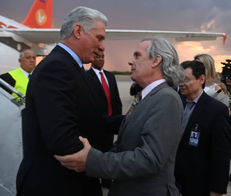 Miguel Díaz-Canel llega a Argentina