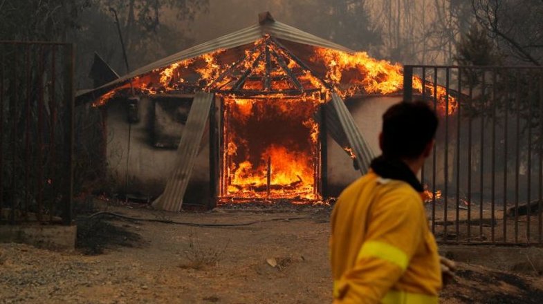 Santa Juana, Concepción, ha sido una de las localidades más afectadas por los incendios