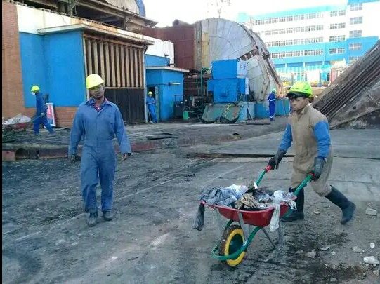 Labores de recuperación en Termoeléctrica Guiteras