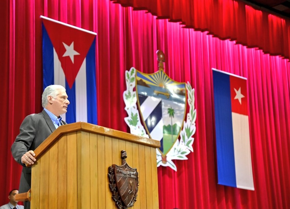 Intervención del Presidente cubano, Miguel Díaz-Canel Bermúdez en la tercera jornada del  1er. Período Ordinario de Sesiones del Parlamento, en su 10ma. Legislatura