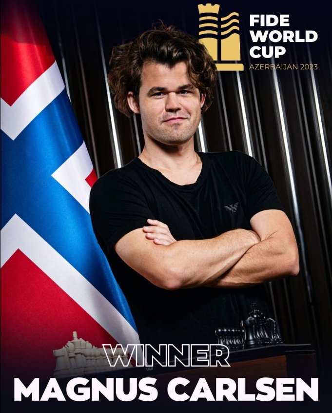 Carlsen se lleva por vez primera la Copa Mundial de Ajedrez.