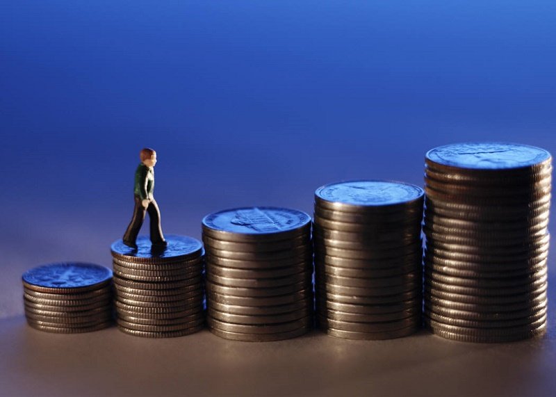 Escalera de monedas