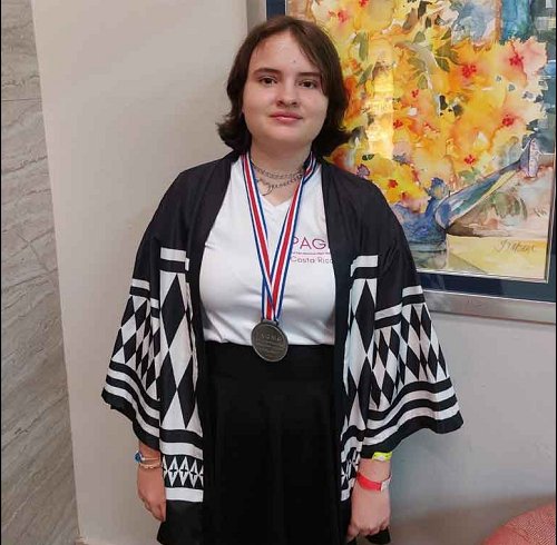 Dalia Oliver Ballesteros, medalla de plata en Olimpiada Panamericana de Matemática