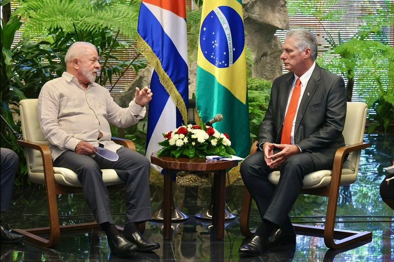 Miguel Díaz-Canel Bermúdez y Luiz Inácio Lula da Silva