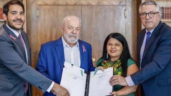 El presidente brasileño vetó el punto principal del proyecto de ley del Marco Temporal
