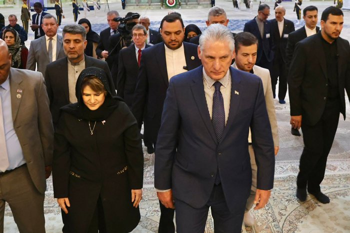 Presidente Díaz-Canel y la delegación cubana en jornada final de su visita a Irán