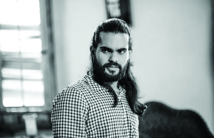 El joven actor  Luis Ángeles León